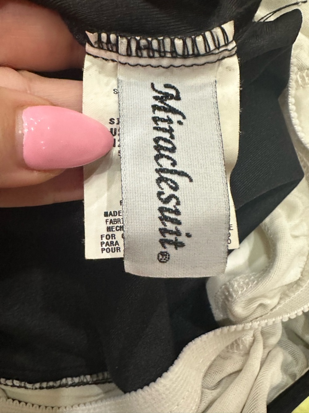 Miraclesuit Black One Piece Swimsuit | Tummy Control | Size 12 | Slimming Fit - Picture 5 of 7